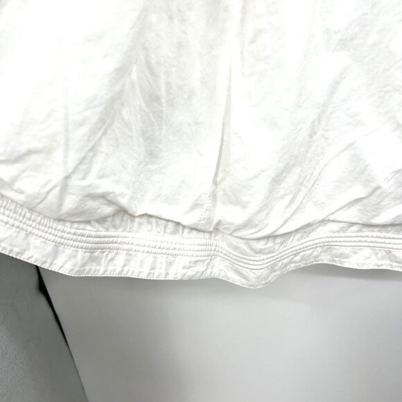 Chico's Women's White Eyelet Cotton Long Sleeve Open Front Jacket Size 3 - Picture 8 of 16